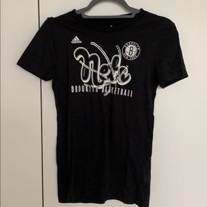 Adidas big girl NY Nets tee